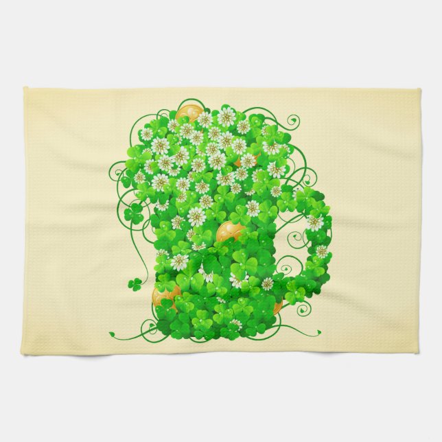 St. Patrick's Day 21A Kitchen Towel (Horizontal)