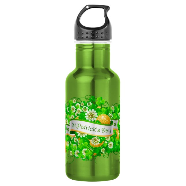 St. Patrick's Day 21B 532 Ml Water Bottle (Front)
