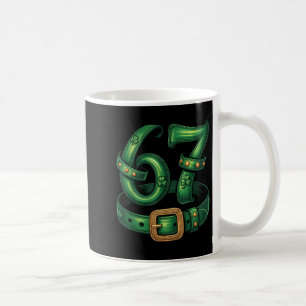 St patrick's day 67 leprechaun funny 67 meme coffee mug