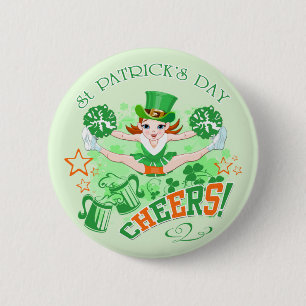St Patrick's Day 6 Cm Round Badge