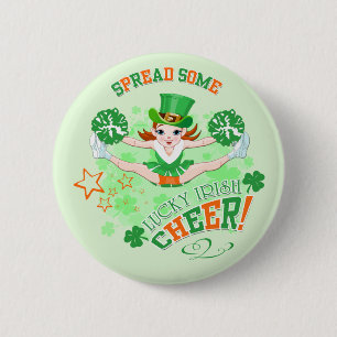 St Patrick's Day 6 Cm Round Badge