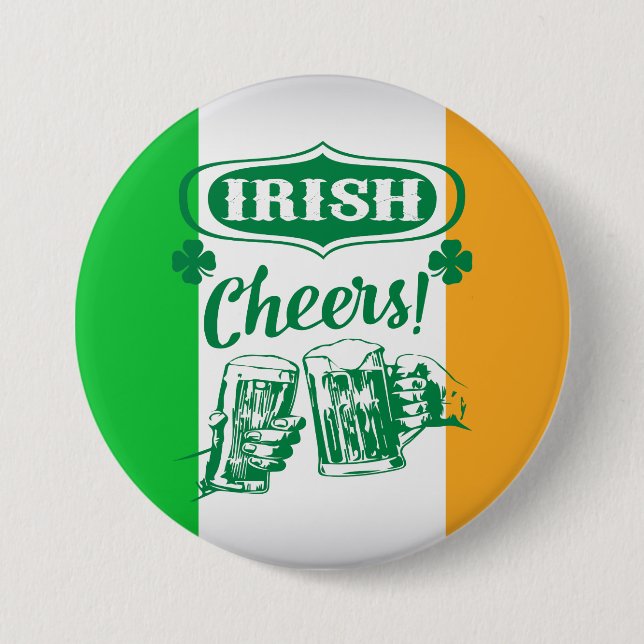 St Patrick's Day 7.5 Cm Round Badge (Front)