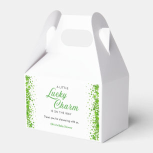St Patrick's Day A Little Lucky Charm Baby Shower Favour Box