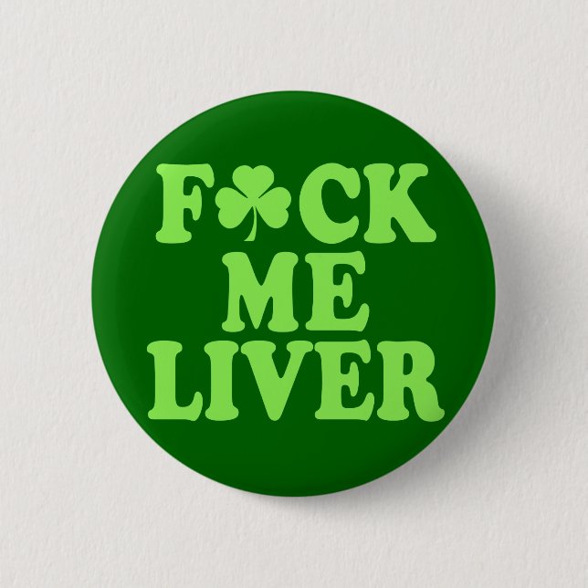 St Patrick's Day Alcohol Drinking 6 Cm Round Badge (Front)