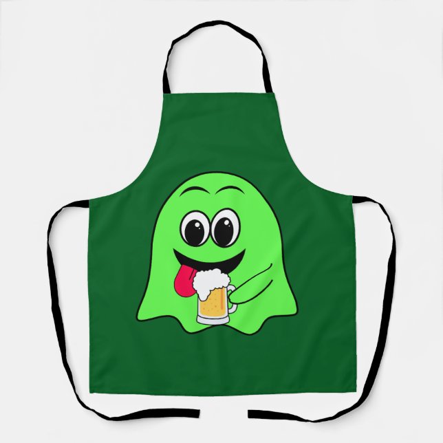 St. Patrick's Day Alcoholic Beverage and Beer  Apron (Front)