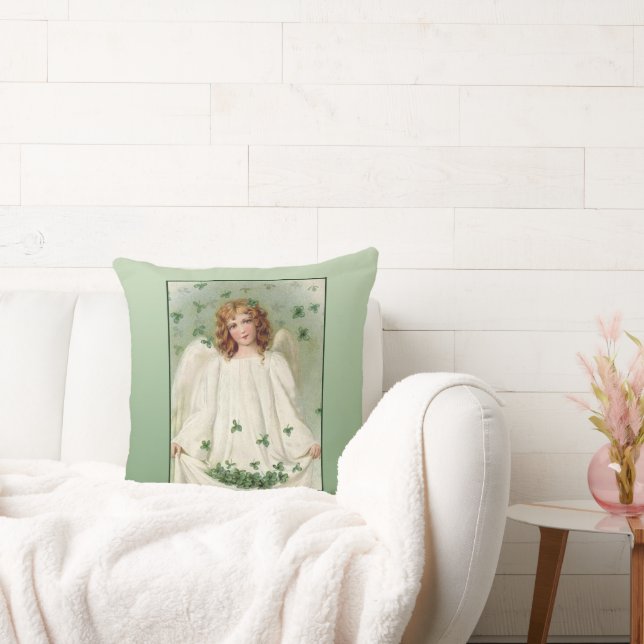St. Patrick's Day Angel Cushion (Couch)