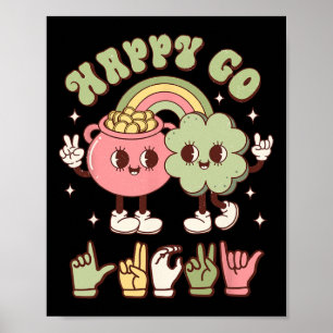 St Patricks Day Asl Happy Go Lucky Sign Language D