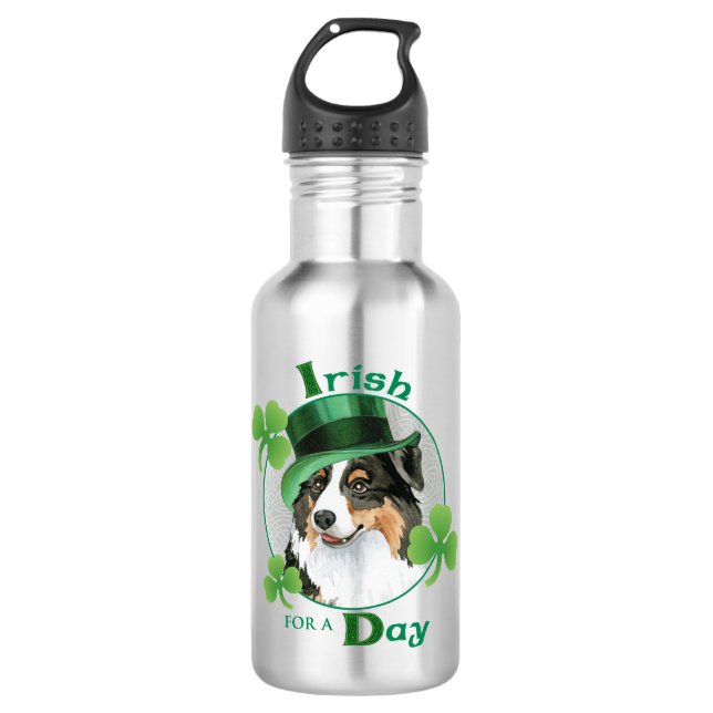 St. Patrick's Day Aussie 532 Ml Water Bottle (Front)