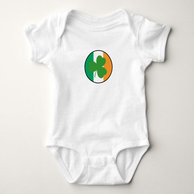 St Patrick's Day Baby Bodysuit (Front)