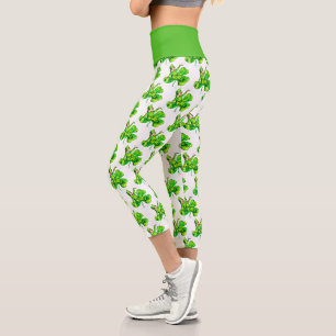 ST. PATRICK'S DAY BABY LEPRECHAUN CAPRI LEGGINGS