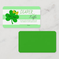 St Patrick's Day Baby Shower Diaper Raffle