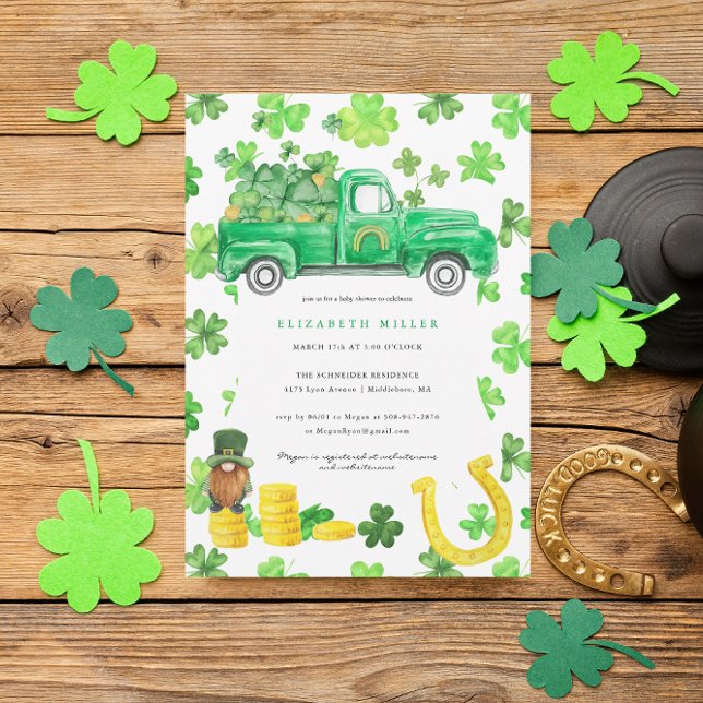 St. Patrick's Day Baby Shower Invitation (Creator Uploaded)