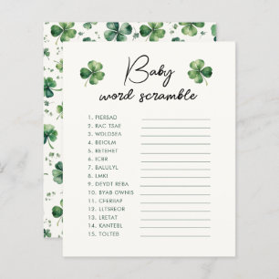 St. Patrick's Day Baby Word Scramble Game