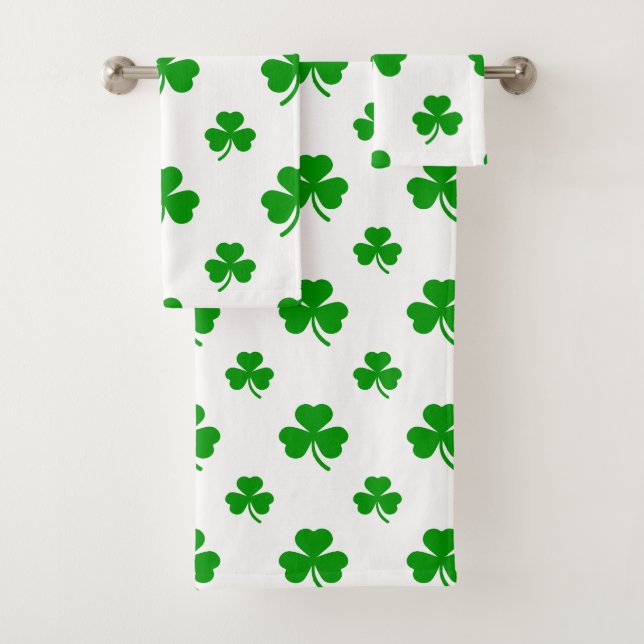 St. Patrick's Day Bath Towel Set (Insitu)