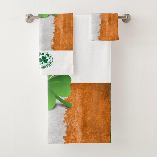 St. Patrick's Day Bathroom Towel Sets (Insitu)