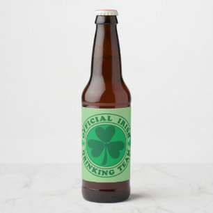 St. Patrick's Day Beer Bottle Label