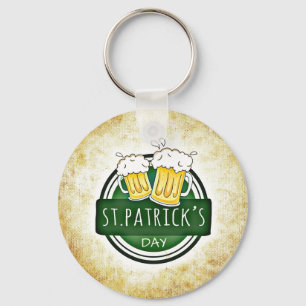 St. Patrick's Day Beer Key Ring