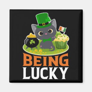 St. Patrick's Day Being Lucky Magnet