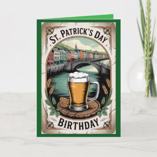 St. Patrick's Day Birthday Card