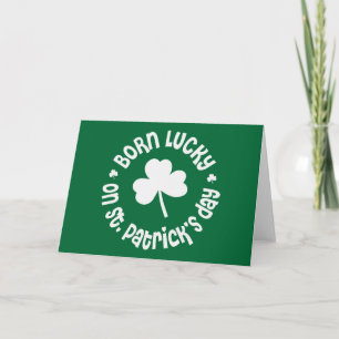 St Patricks Day Birthday Card