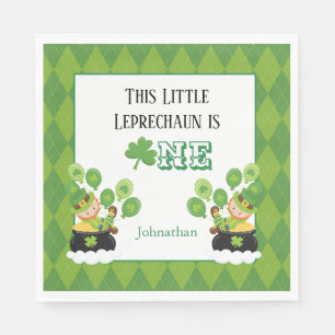 St. Patrick's Day Birthday Party Napkin
