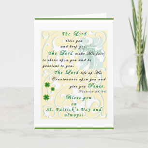St. Patrick's Day Blessing Greeting Card
