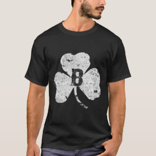 St. Patricks Day Boston Distressed Irish Shamrock T-Shirt