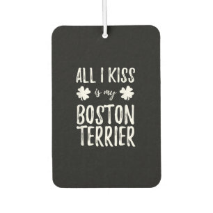 St Patricks Day Boston Terrier Dog Mum Funny Irish Car Air Freshener