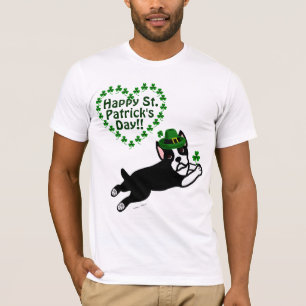 St. Patrick's Day Boston Terrier T-Shirt