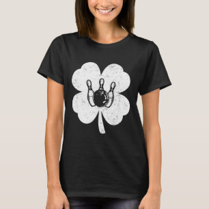 St Patrick's Day Bowling Irish Shamrock Bowling Lo T-Shirt