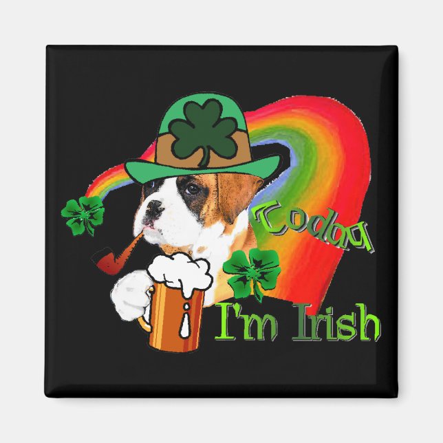 St. Patricks Day Boxer Magnet (Front)