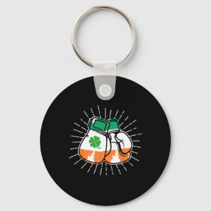 St. Patricks Day Boxing Lover Irish Gloves Paddys Key Ring