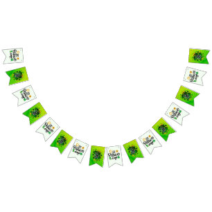 St Patricks Day bunting banner
