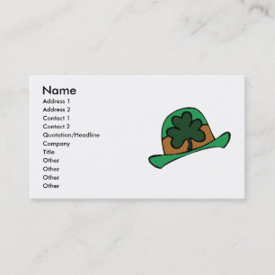 St. Patrick's Day Business Card