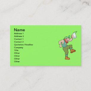 St. Patrick's Day Business Card