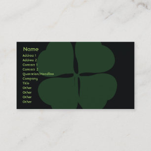 St. Patrick's Day - Business Card
