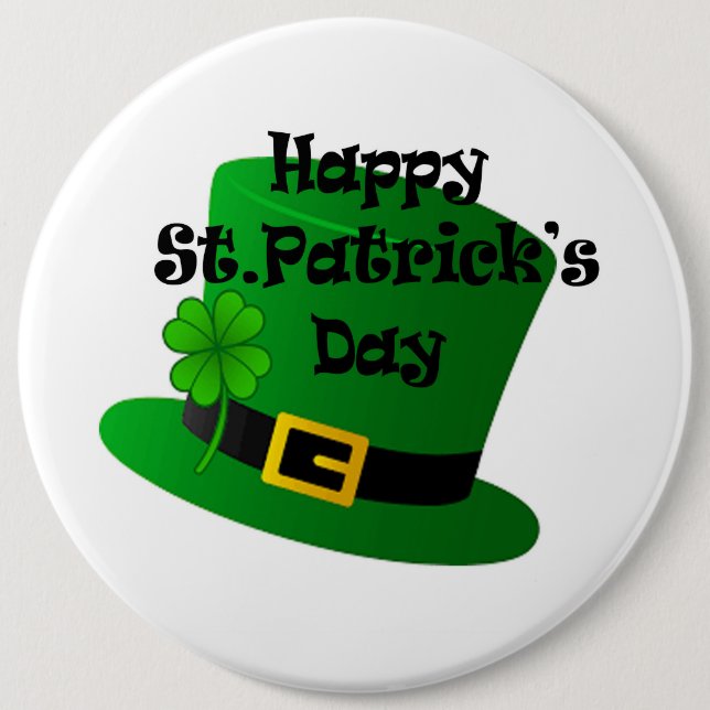 St Patrick's Day Button (Front)