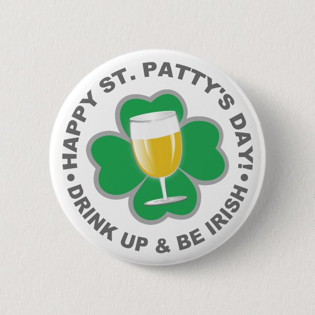 St. Patrick's Day button (Front)
