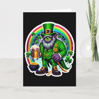 St Patrick's Day Bylor Of The Evil Eye Irish Demon Card
