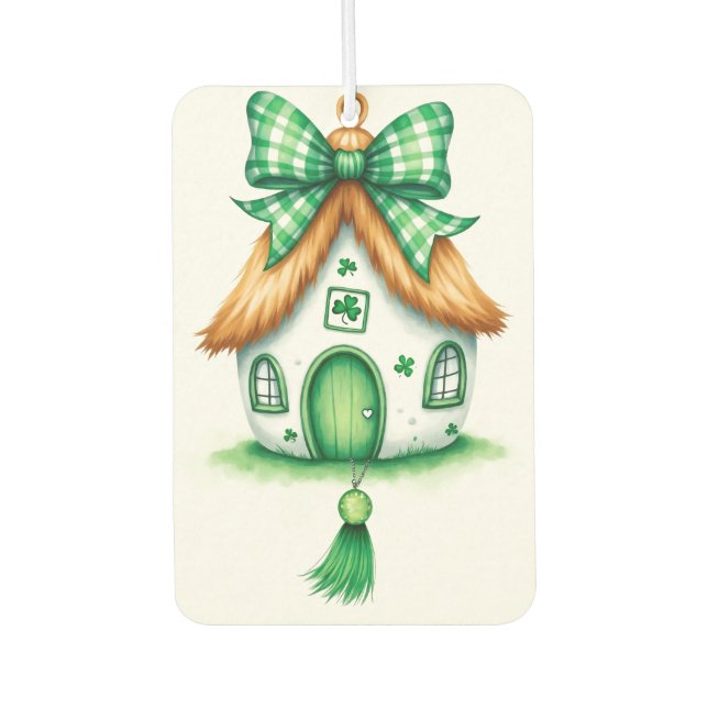  St. Patrick's Day Car Air Freshener (Front)