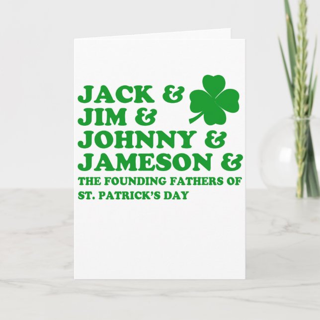 st. patrick's day card (Front)