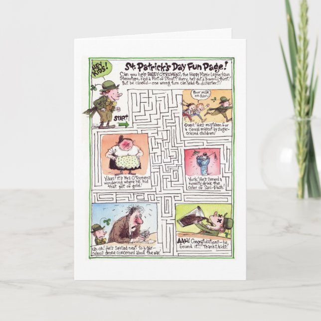 St.Patrick's Day Card (Front)