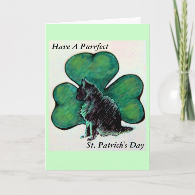 St. Patrick's Day card (Front)