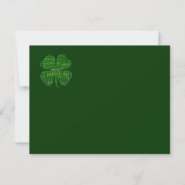 St. Patrick's Day Card (Front)