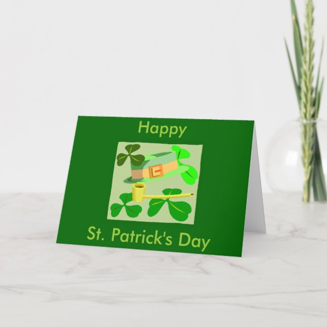 St. Patrick's Day Card (Front)