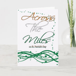 St. Patrick's Day Card - Across The Miles On St. P
