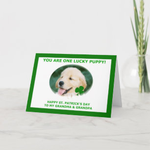 St. Patrick's Day Card for Grandparents, Grandma a