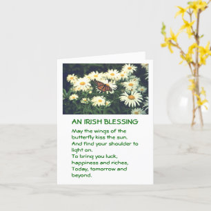 ST. PATRICK'S DAY CARD/IRISH BLESSING/CUSTOMIZABLE CARD