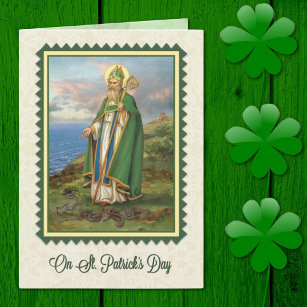 St. Patrick's Day Card w/prayer and verse inside
