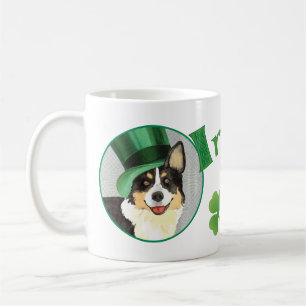 St. Patrick's Day Cardigan Welsh Corgi Coffee Mug